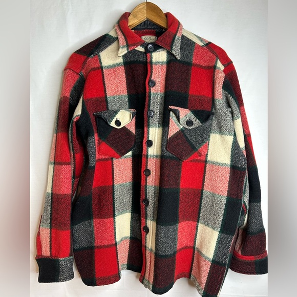 L.L. Bean Other - LL Bean Vintage 50’s 60’s Plaid Wool Hunting Shacket Size XL